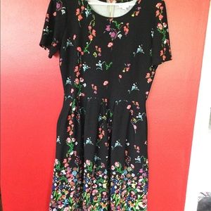 Floral Dipped Unicorn LuLaRoe Amelia